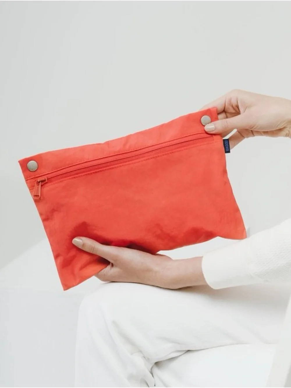Baggu Poppy Cloud Large Travel Coral Tote Bag